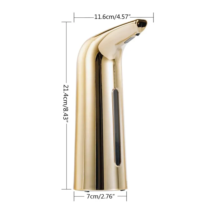 400ML Automatic Hands Free Soap Dispenser With Infrared Touchless Liquid Smart Sensor .