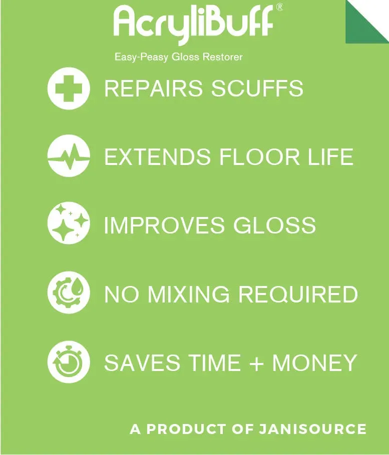 AcryliBuff Spray On Spray Buff Floor Gloss Restorer, 1 Quart