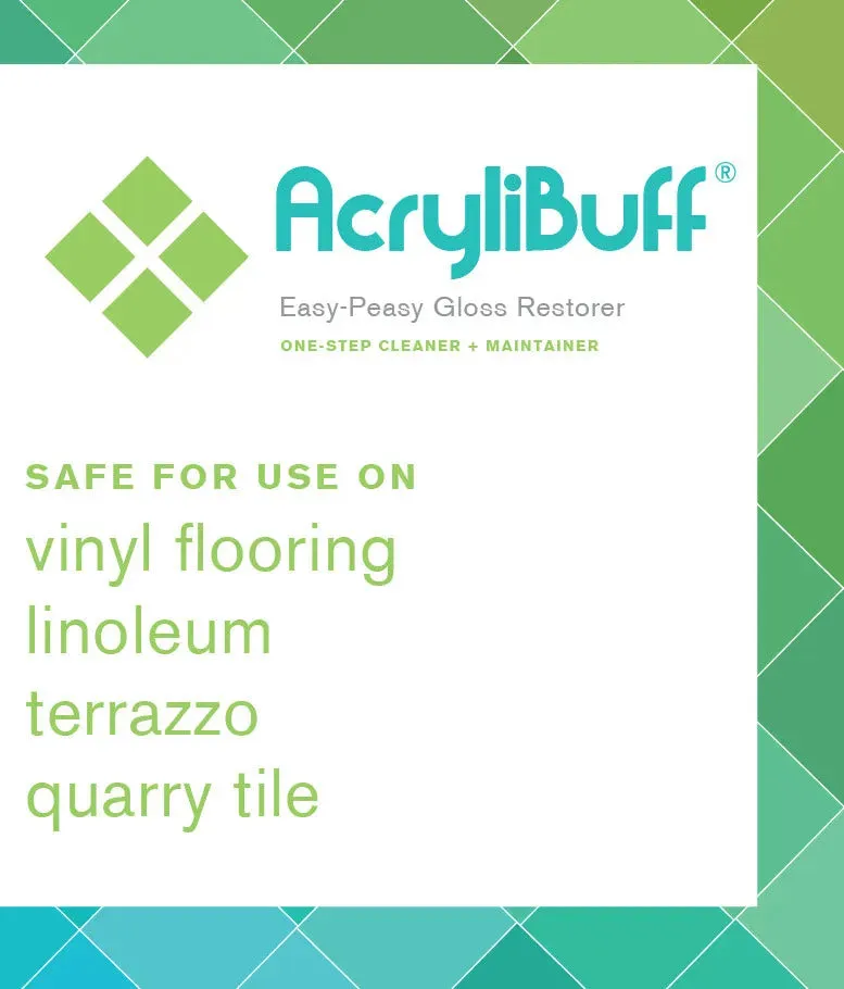 AcryliBuff Spray On Spray Buff Floor Gloss Restorer, 1 Quart
