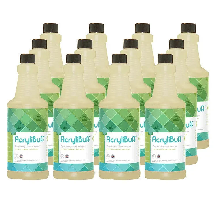 AcryliBuff Spray On Spray Buff Floor Gloss Restorer, 1 Quart