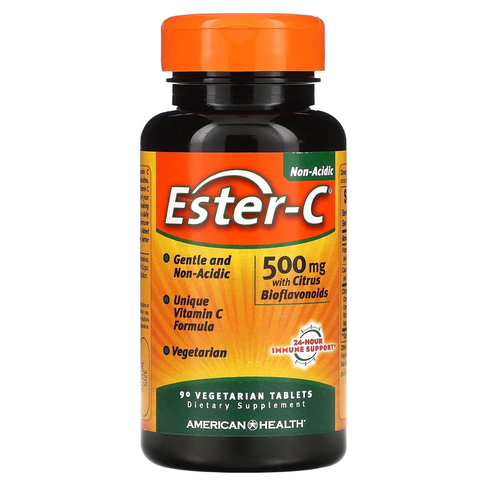 American Health, Ester-C w/Citrus Bioflavonoids 500mg, 90 Tab Vegi Tablets