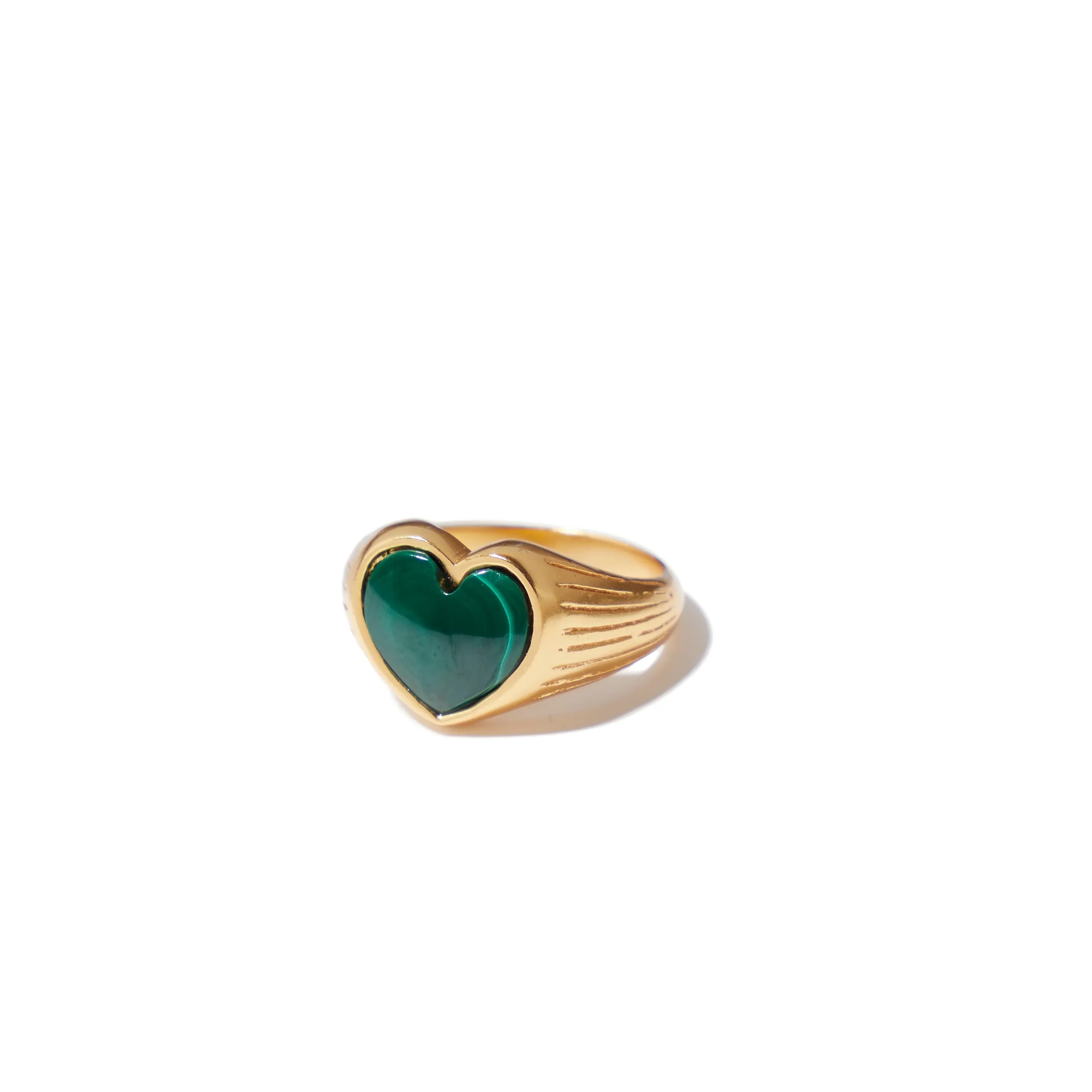 Amoux ring malachite