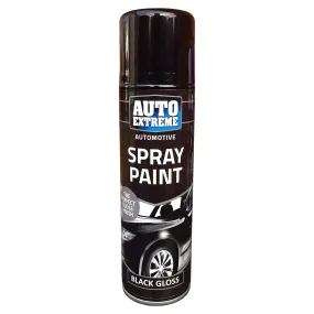 Auto Extreme Car Spray Paint Black Gloss 250ml