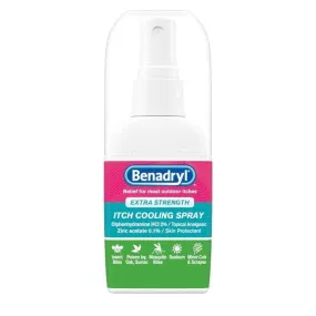 Benadryl Itch Relief Cooling Spray Extra Strength 2oz