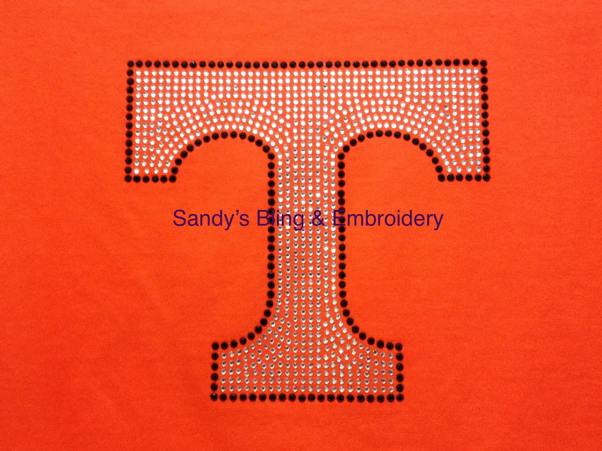 Big Power T Rhinestone LONG Sleeved T-shirt