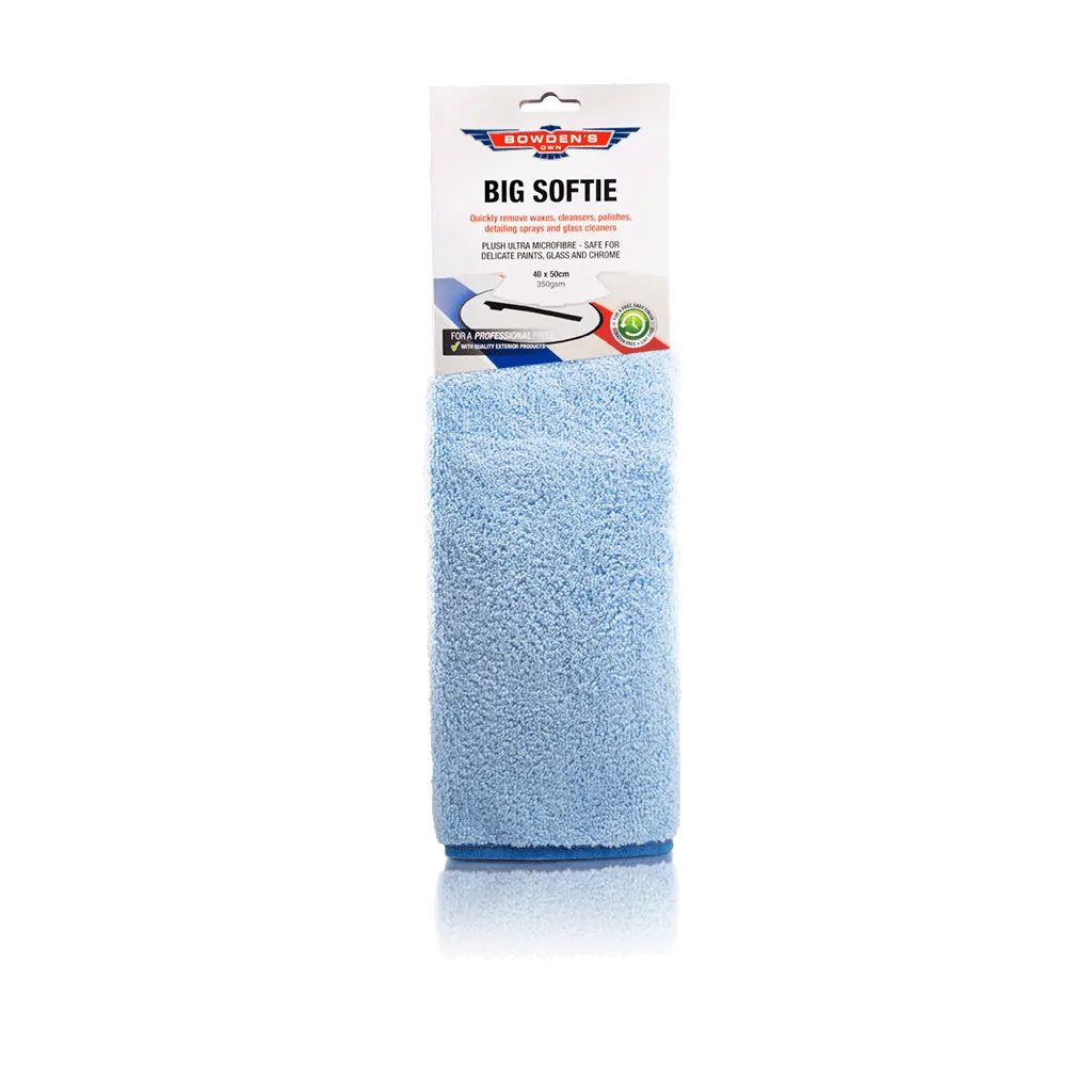 Bowden's Own Big Softie Blue Microfibre Cloth - BOBCP
