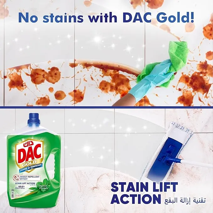 DAC Disinfectant Gold Insect Repellent 3L 1L