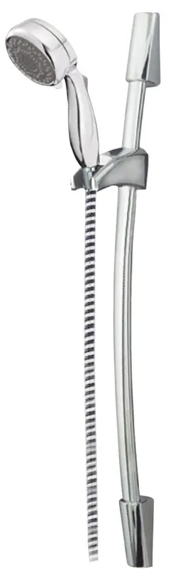Delta 75800140 Wall Bar Hand Shower, 1/2 in Connection, 2.5 gpm, 7-Spray Function, Chrome, 72 in L Hose :EA: QUANTITY: 1