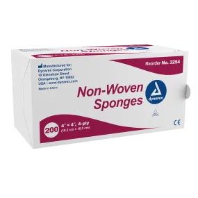 Dynarex - Non-Woven Sponge 4"x 4" 4 Ply