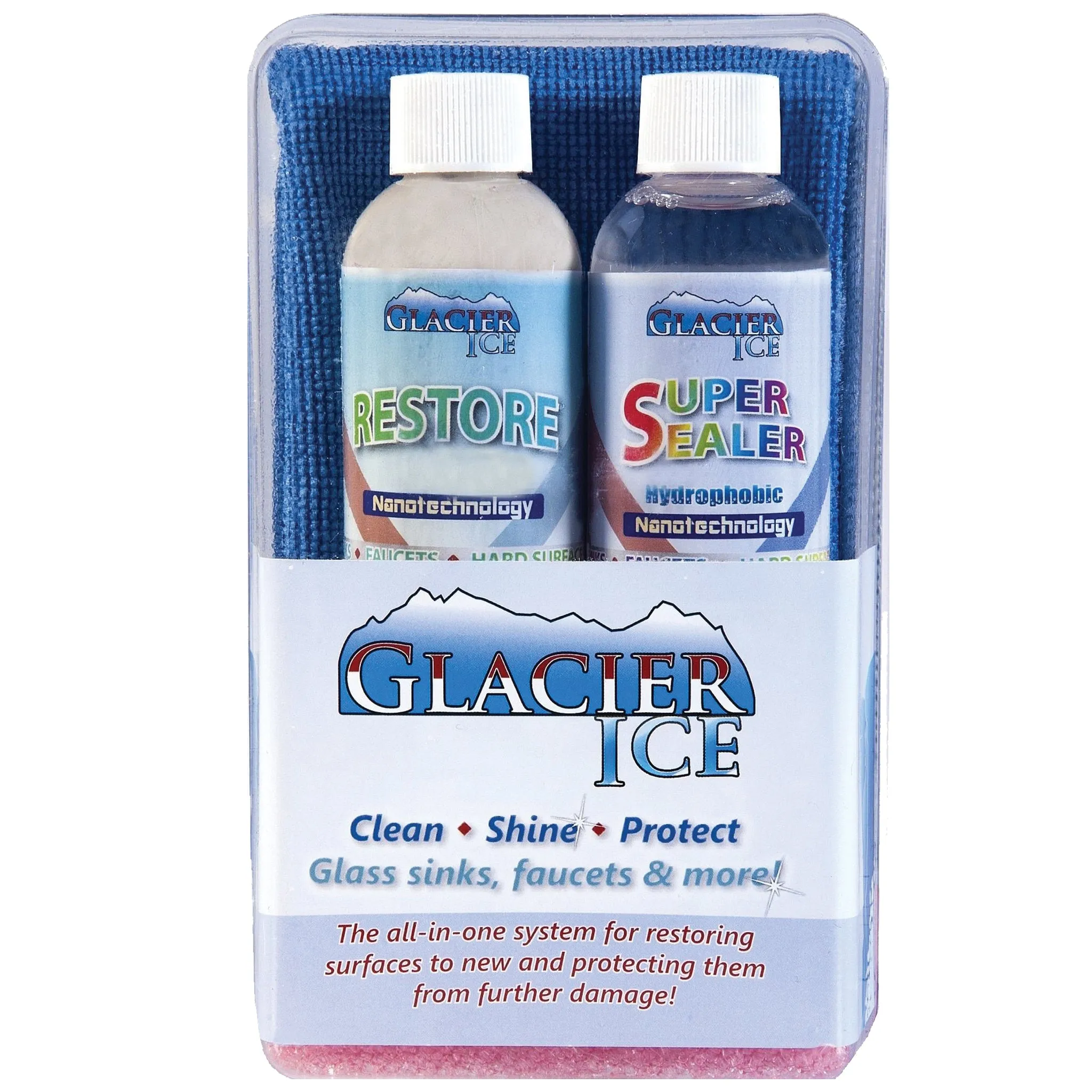 Faucet and Sink Restorer Cleaner with Sealer Kit, NOV-GI/RSS