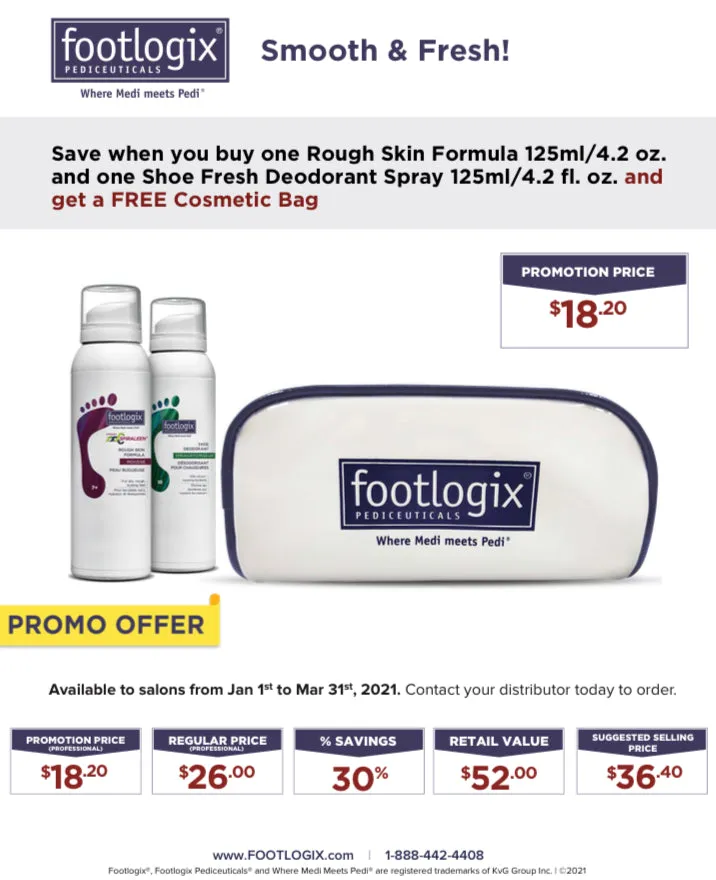 Footlogix -  Smooth & Fresh Promo Pack