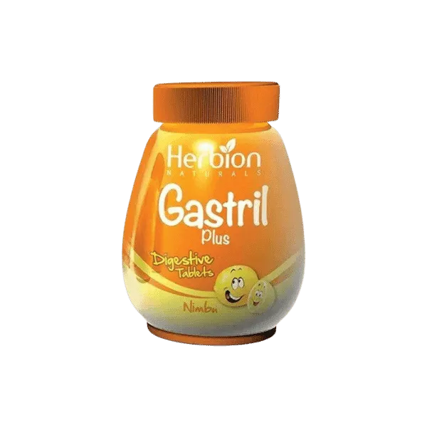 HERBION GASTRIL PLUS LEMON DIGESTIVE TABLETS 120PCS