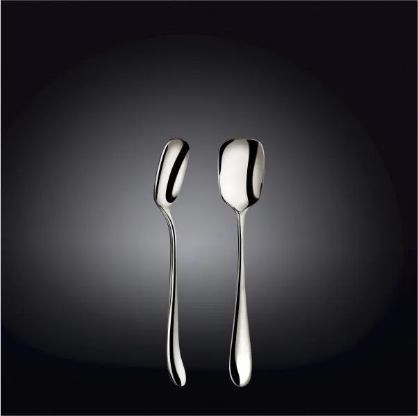High Polish Stainless Steel Ice Cream Spoons, Set of 6