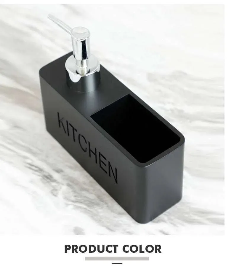 Kitchen Essentials Soap Dispenser and Sponge Storage Set