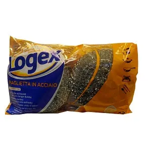 Logex Steel Wool Sponge 785N x2