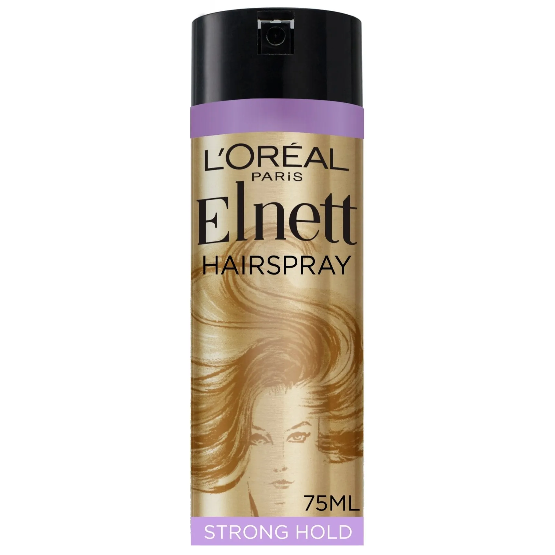 L'Oreál Elnett Shine Dull Hair Strong Hold Hairspray 75ml