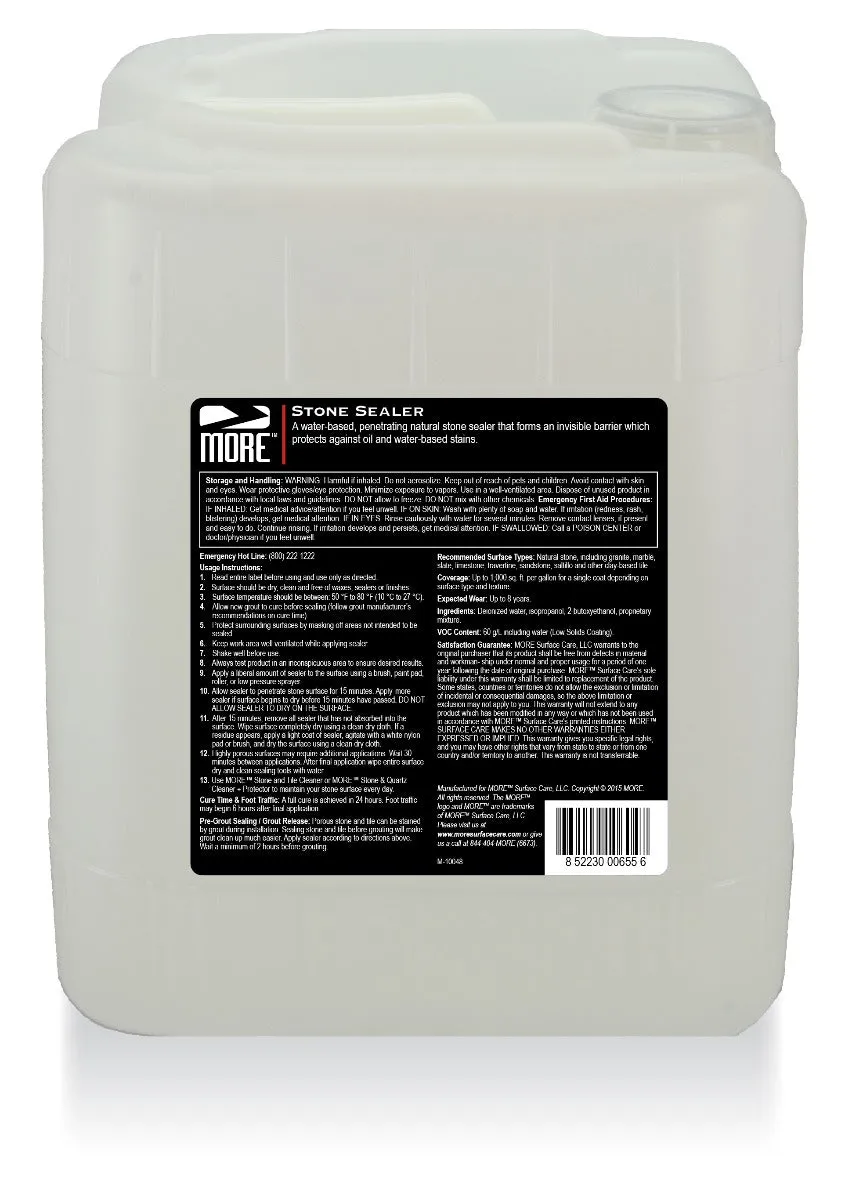 More Stone Sealer - 5 Gallon