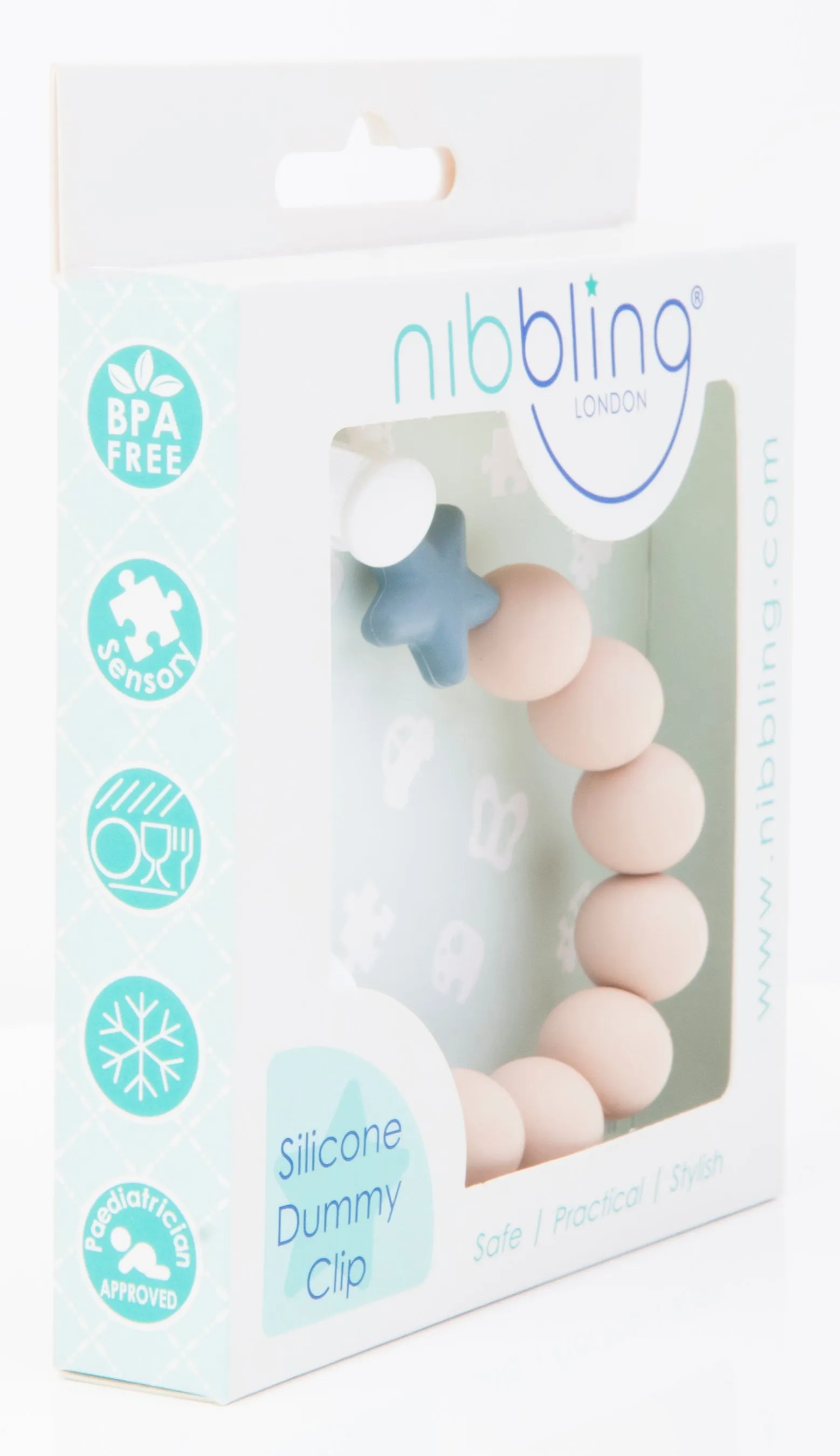 Nibbling Pluto Dummy Clip - 2 Colours