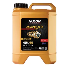 Nulon Apex  5W-30 Multi-23 Full Synthetic C2/C3 Diesel Engine Oil - 10L - APX5W30C23-10