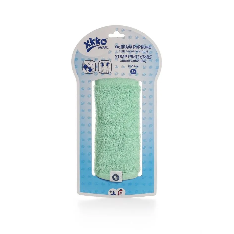 Organic Cotton Strap Covers - Mint (2 Pack)