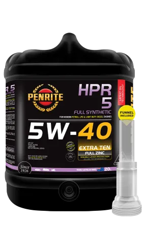 Penrite HPR 5 Full Synthetic Engine Oil 5w40 5W-40 20L HPR05020