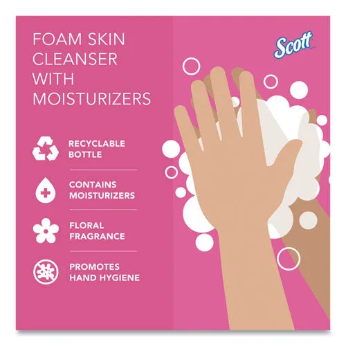Pro Foam Skin Cleanser With Moisturizers, Light Floral, 1,000 Ml Bottle, 6/carton