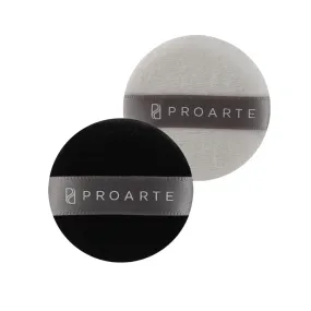 Round Cotton Puff (Pack Of 2 Black & White)