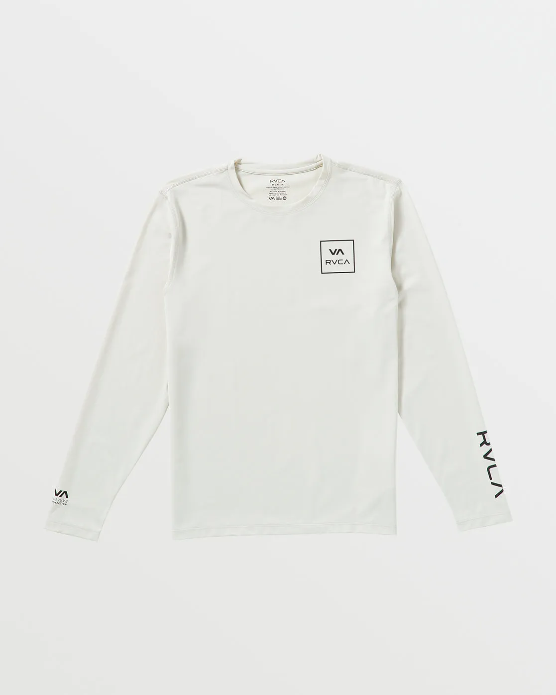 RVCA Long Sleeve Rashguard - Silver Bleach