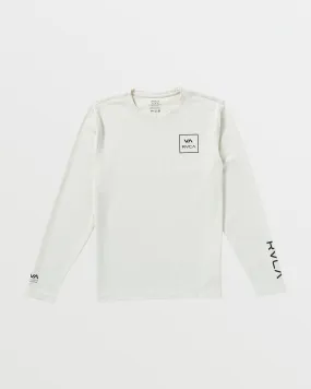 RVCA Long Sleeve Rashguard - Silver Bleach