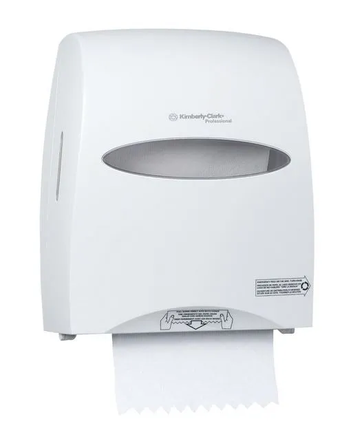 SANITOUCH Paper Towel Wall Dispenser | Pearl White | 1 unit