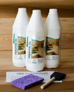 Sauna Wood Oil Treatment Kit