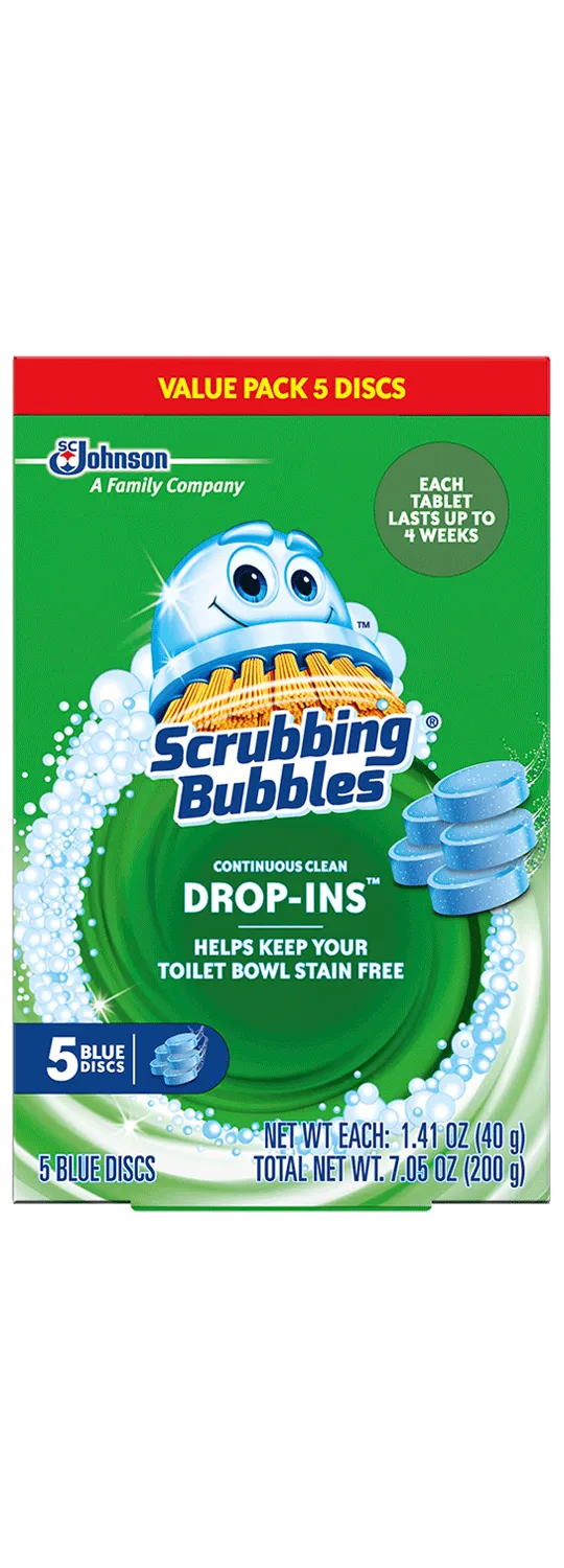 Scrubbing Bubbles Vanish Continuous Clean Drop-Ins Toilet Cleaner, 1.7 Oz