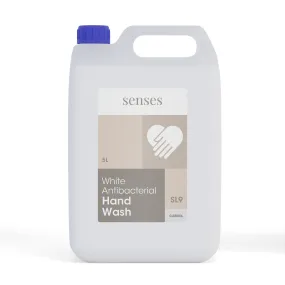 Senses White Antibacterial Hand Wash, 5 Litres