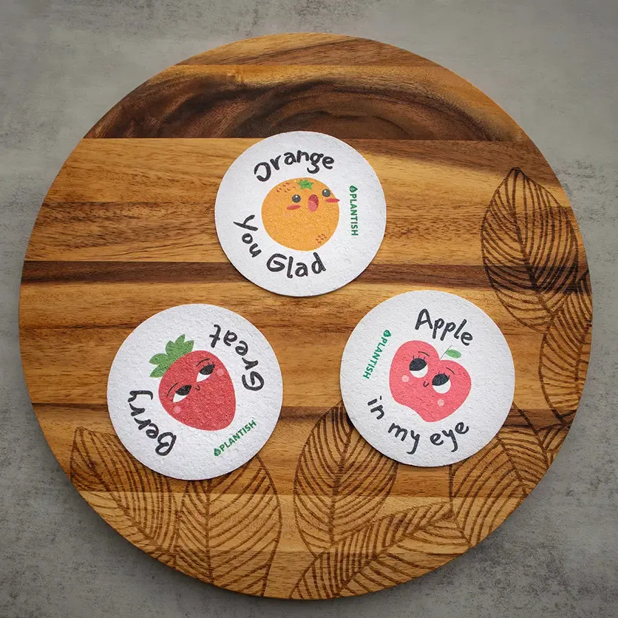 Set of 3 Pep Talk Pop up Sponges