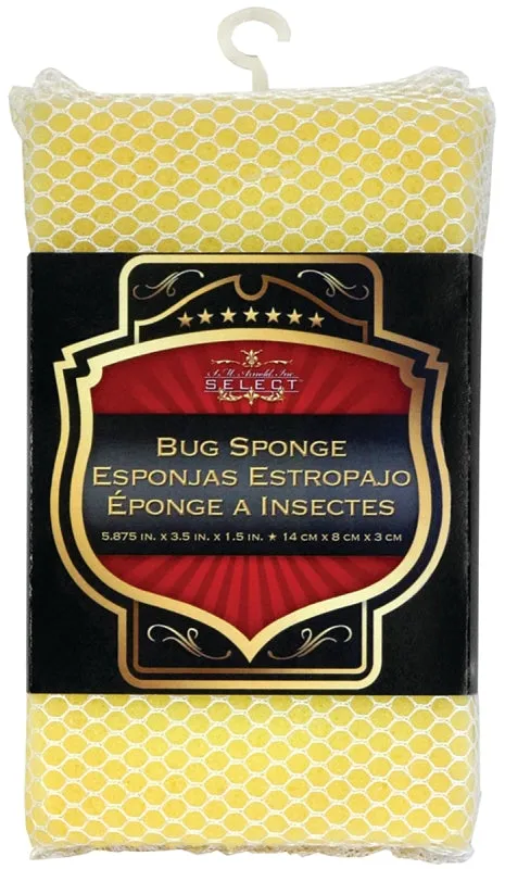 Sm Arnold 25-406 Bug Sponge, 5-7/8 in L, 3-1/2 in W, 1-1/2 in Thick, Nylon :EA: QUANTITY: 1