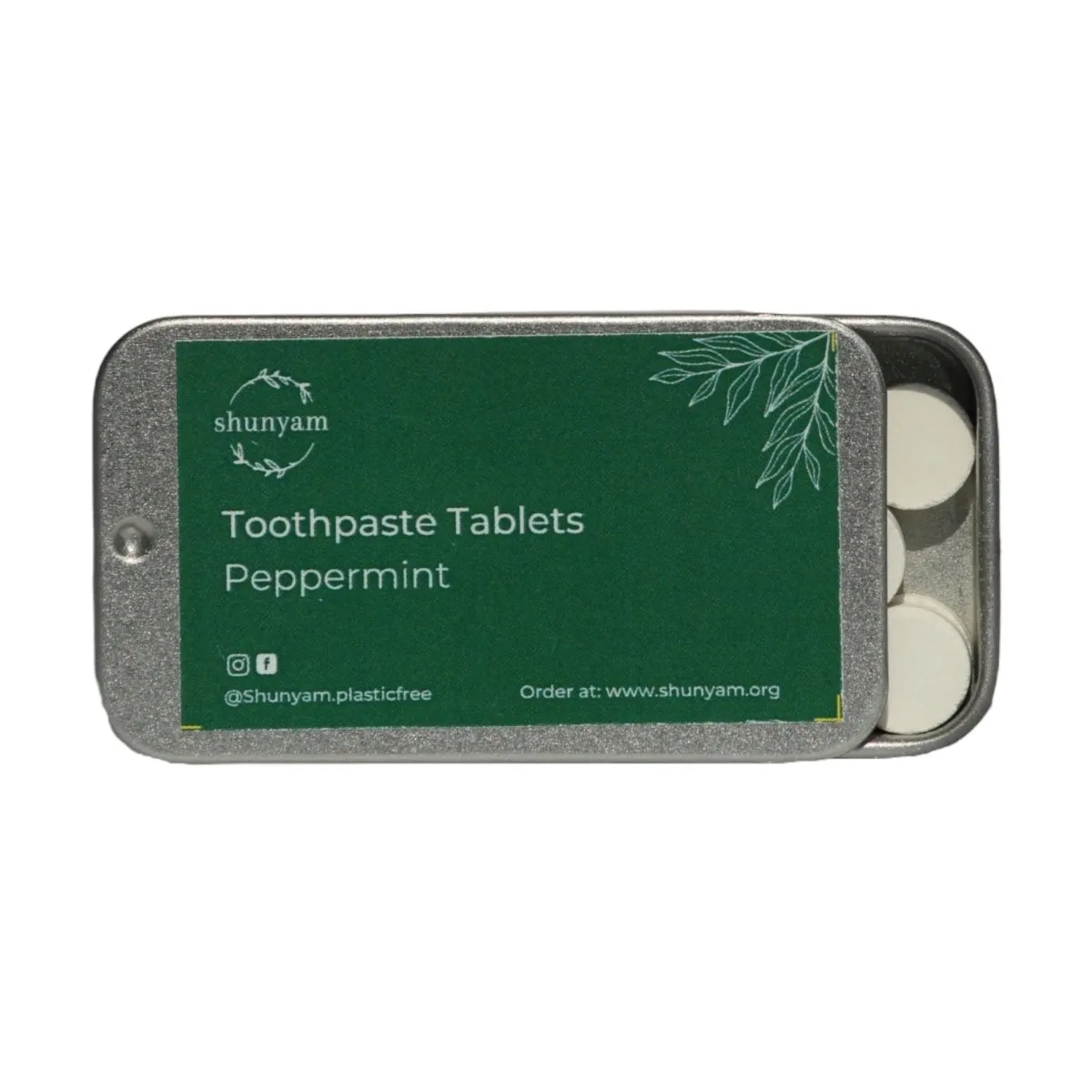 Toothpaste Tablets Travel Pack (Pack of 30 Tabs)   2 Bamboo Brush Combo