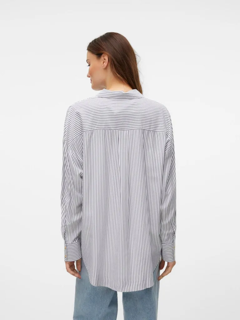 VMNORA LS OVERSIZE SHIRT WVN GA NOOS