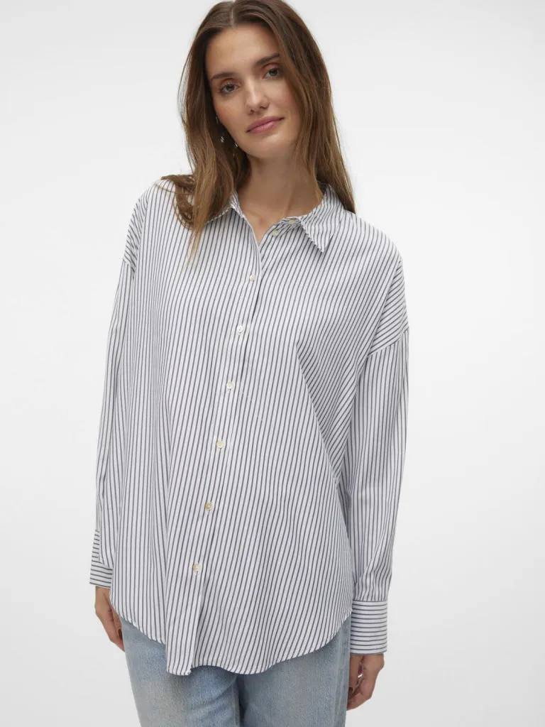 VMNORA LS OVERSIZE SHIRT WVN GA NOOS