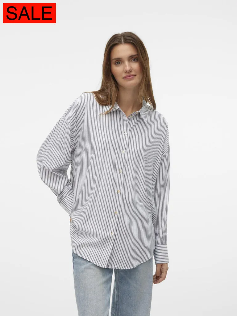 VMNORA LS OVERSIZE SHIRT WVN GA NOOS