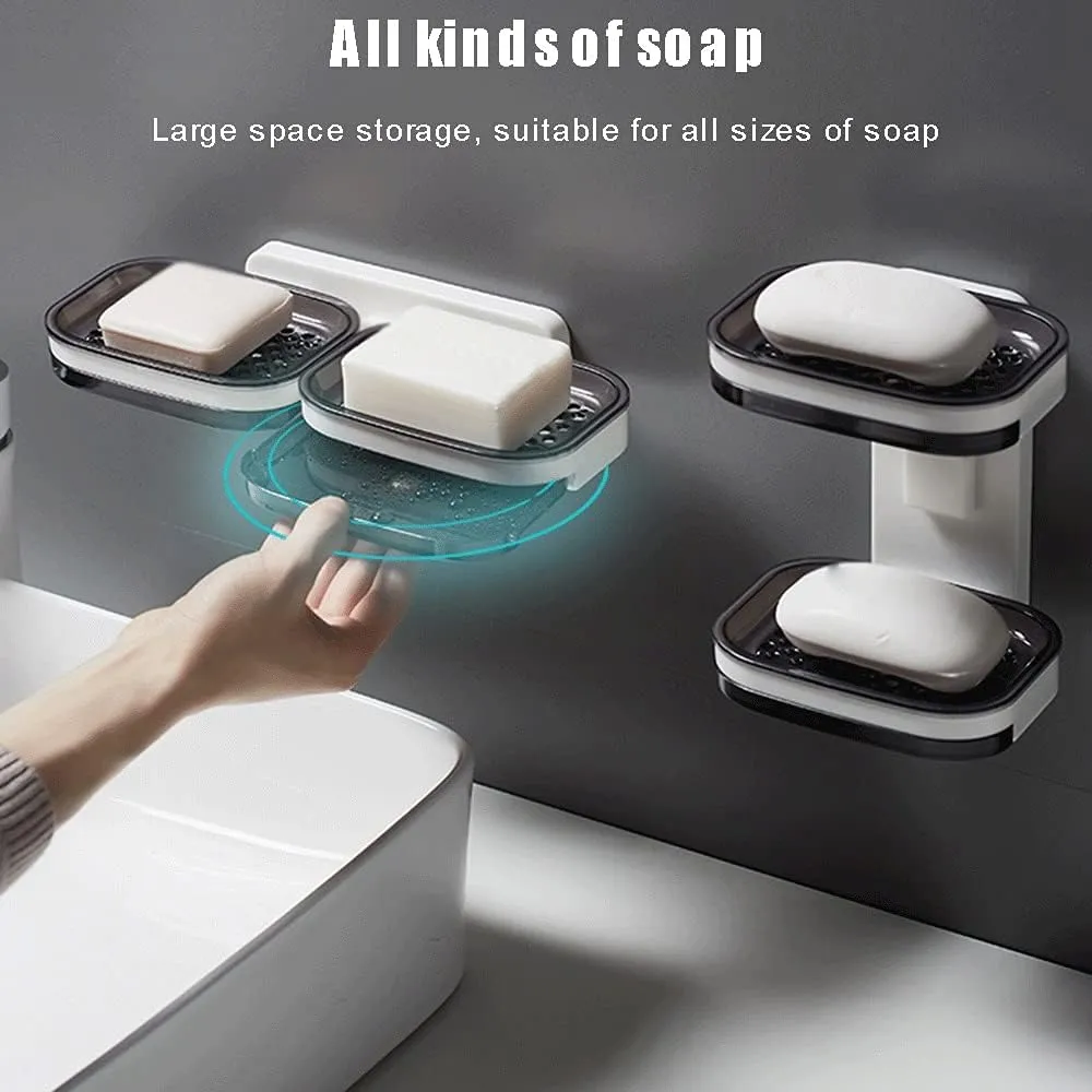 Wall Mounted Bar Soap Rack With Self-Draining Design Ba-462