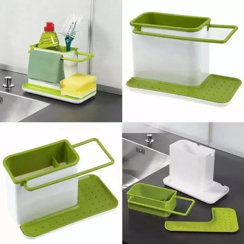 Wash Cloths Holder, Shelf Sponge Holder, Multifunctional Kitchen Storage Organizer, Shelf bathroom Storing Tool, Creative Plastic Shelves