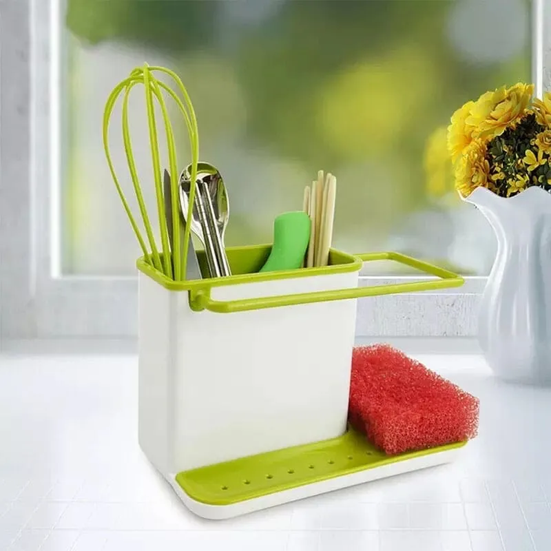 Wash Cloths Holder, Shelf Sponge Holder, Multifunctional Kitchen Storage Organizer, Shelf bathroom Storing Tool, Creative Plastic Shelves
