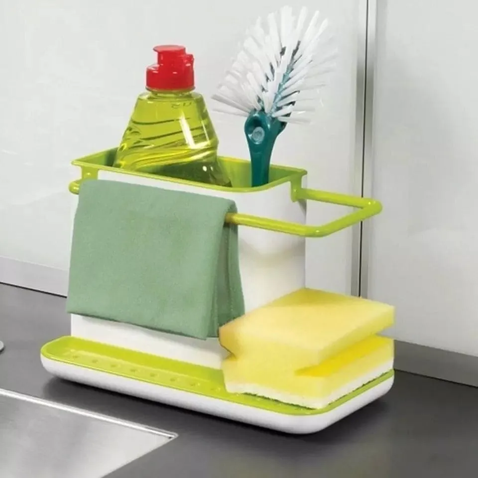 Wash Cloths Holder, Shelf Sponge Holder, Multifunctional Kitchen Storage Organizer, Shelf bathroom Storing Tool, Creative Plastic Shelves