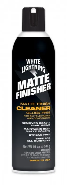 White Lightning matte finisher