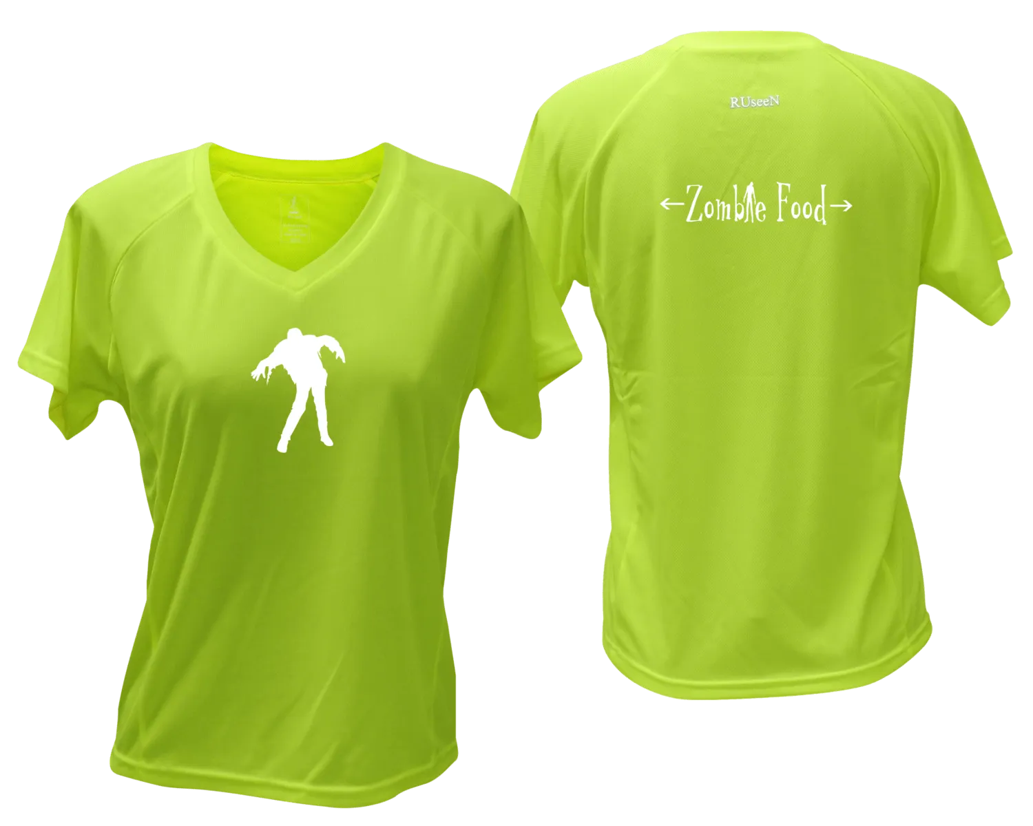Women's Reflective Short Sleeve Shirt – Zombie Food