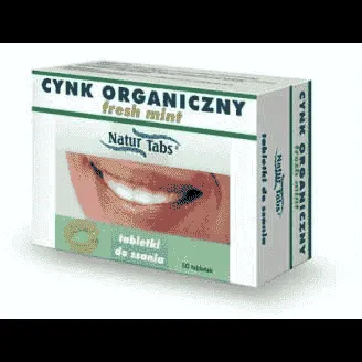ZINC ORGANIC x 50 tablets, zinc chelate